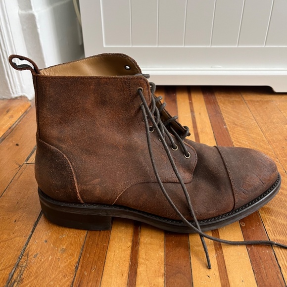 Men’s lace-up boots: Taft Dragon Boot in Rust (Size 40, US 7) - Picture 3 of 13